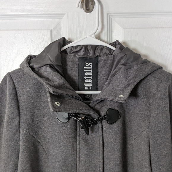 Like-New Longline Capsule Wardrobe Zip-Up Coat from INTL d.e.t.a.i.l.s Size S‎ - Picture 6 of 11